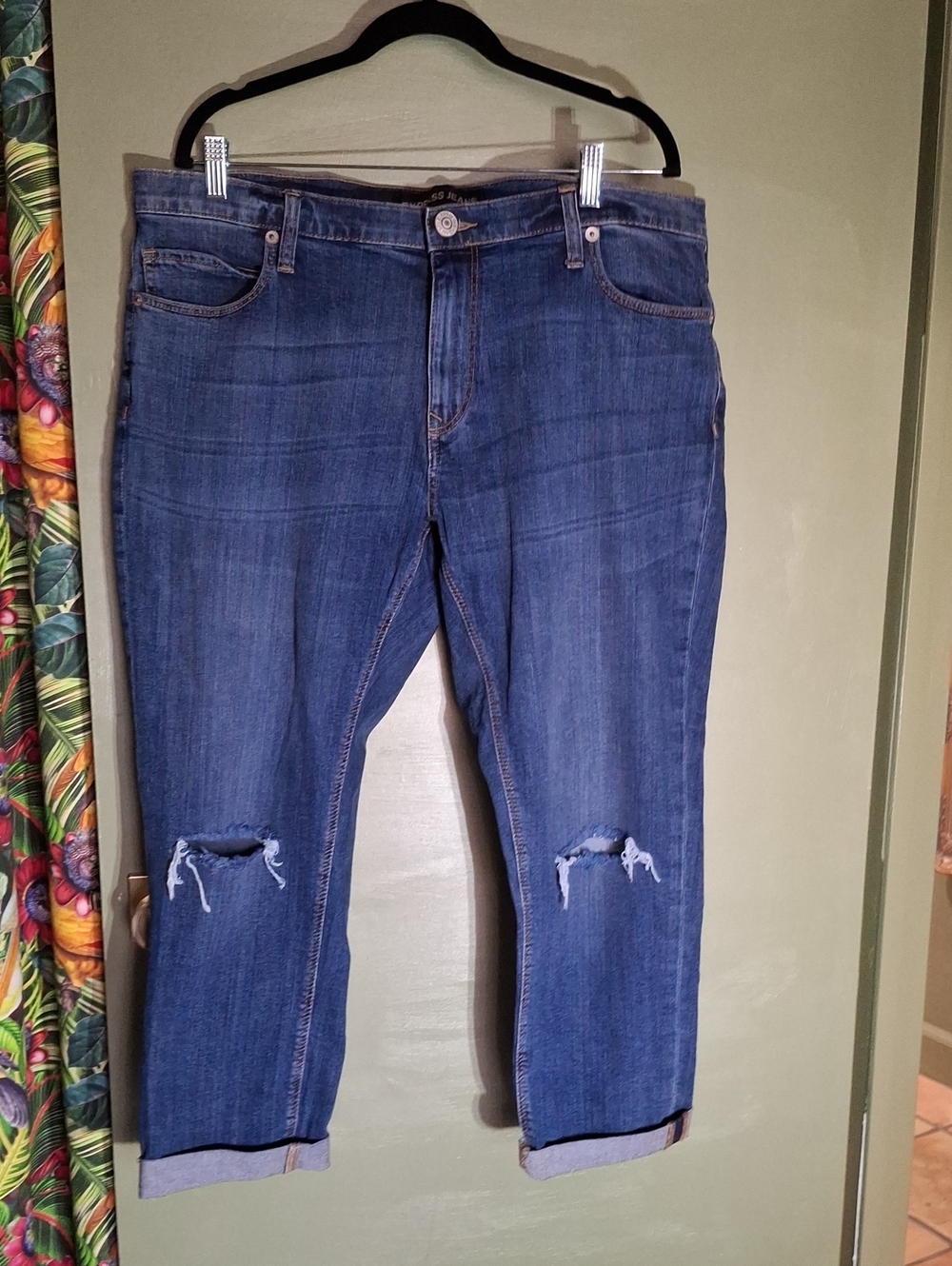 Express Girlfriend Jeans.